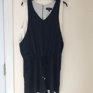 Black and White Women's Romper